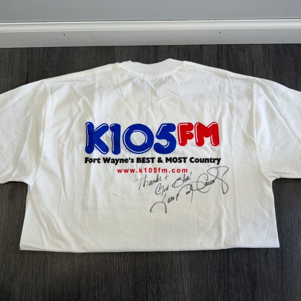 Jason Michael Carroll country singer autographed T-shirt - new and never used